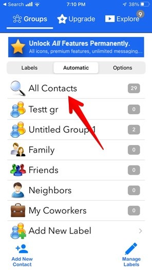 Delete Multiple Contacts Iphone Groups App