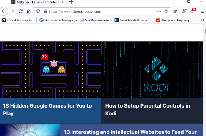 Lightweight Browswers Windows Slimbrowser Fast