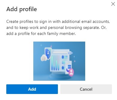 Passwords Browsers Dot Edge Add Profile Option