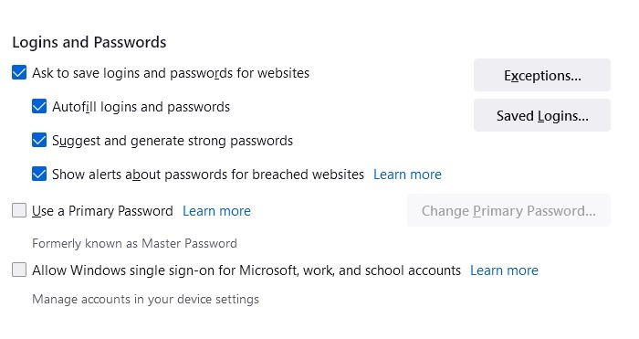 Passwords Browsers Dot Firefox Logins Passwords