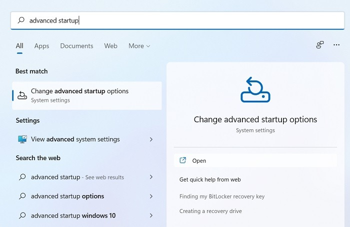 Remove Old Drivers Windows11 Change Advanced Startup