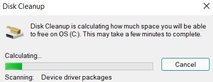 Remove Old Drivers Windows11 Disk Cleanup Calculation
