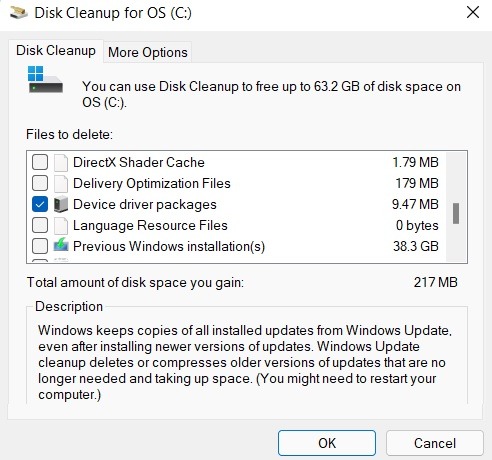 Remove Old Drivers Windows11 Disk Cleanup Device Driver Packages