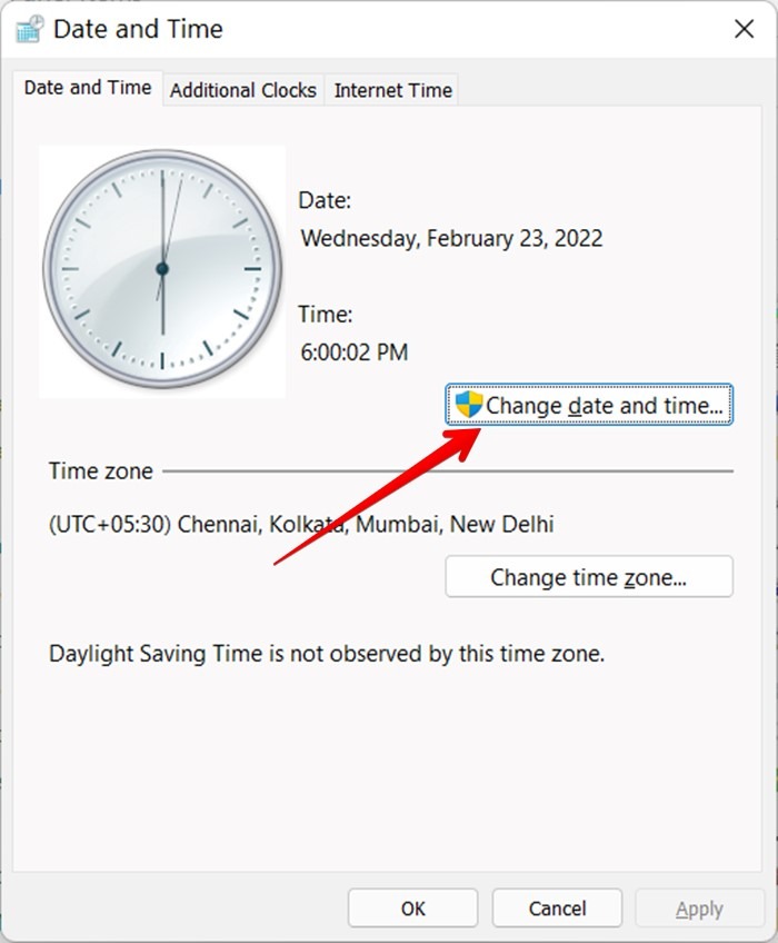 Windows 11 Taskbar Not Working Date And Time Change