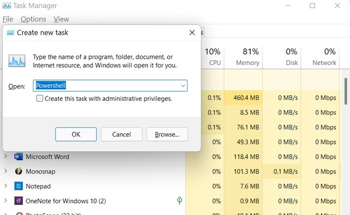 Windows 11 Taskbar Not Working Powershell