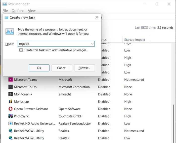Windows 11 Taskbar Not Working Registry Editor Open