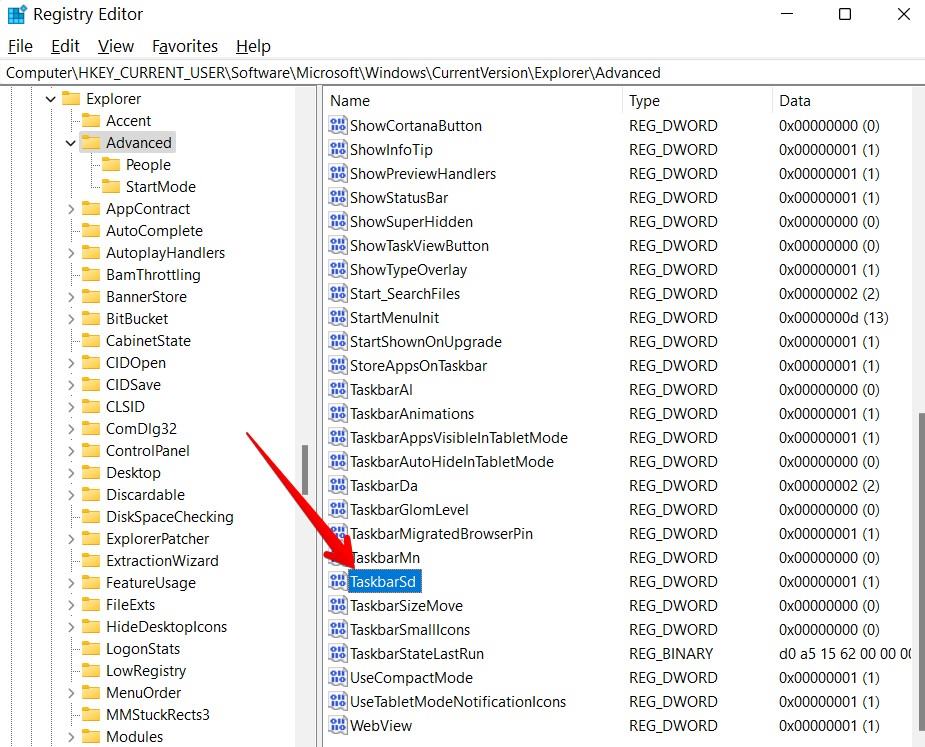 Windows 11 Taskbar Not Working Registry Taskbarsd 1