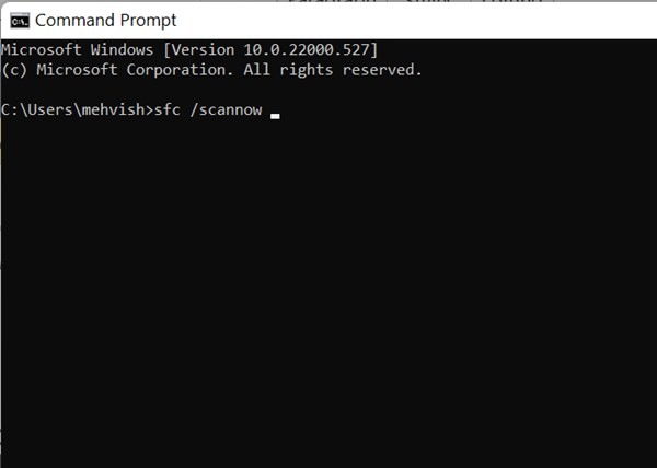 Windows 11 Taskbar Not Working Repair System Files Run Sfc