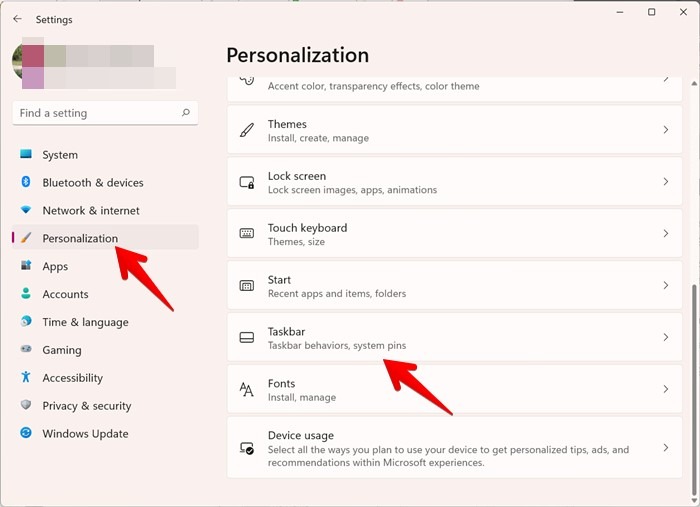 Windows 11 Taskbar Not Working Settings Open Taskbar