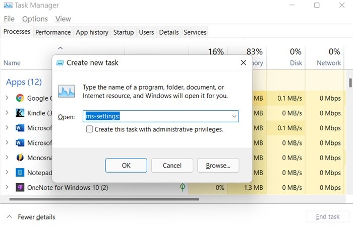 Windows 11 Taskbar Not Working Settings Open Using Task Manager