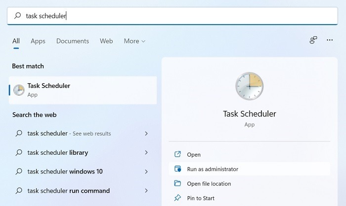 Windows Hard Disk Problem Task Scheduler
