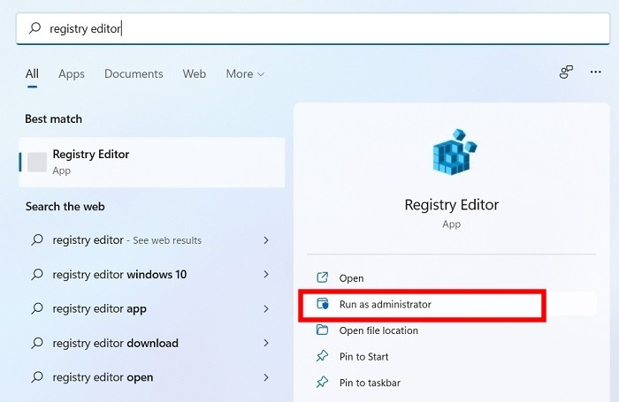 Windows Transparency Effects Registry Editor Windows