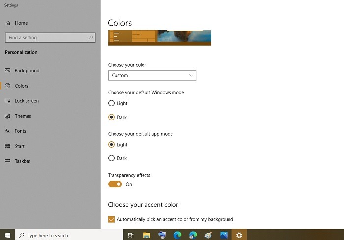 Windows Transparency Effects Windows10 Effects On