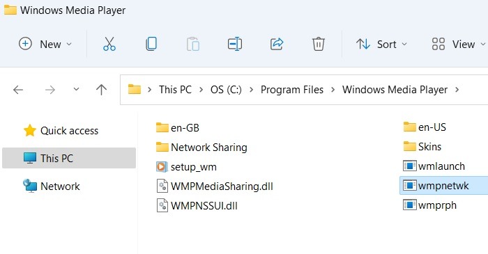 Wmpnetwk Exe Locating Wmpnetwk File