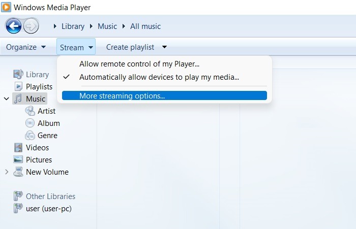 Wmpnetwk Exe Wmp More Streaming Options Click