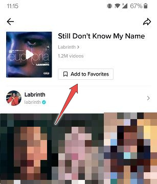 Add More Song Tiktoks Add To Favorite