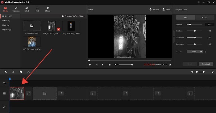 Add Photos Reels Desktop Minitool Drag And Drop