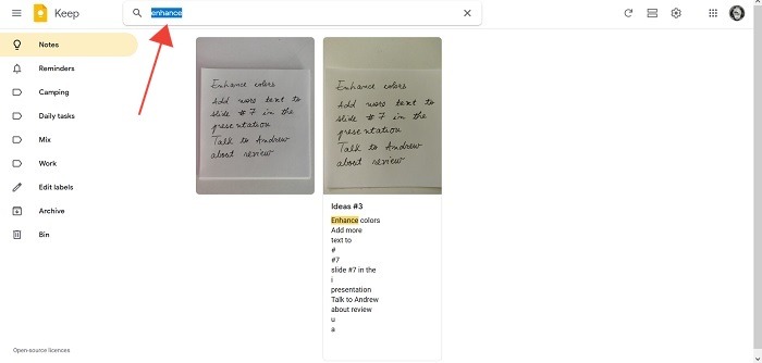 Best Google Keep Tips Desktop Search