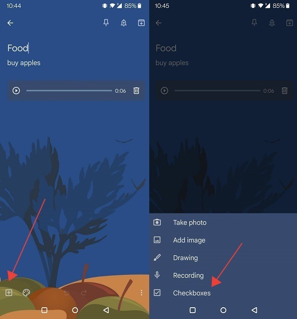 Best Google Keep Tips Mobile Add Checkboxes Note