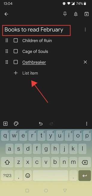 Best Google Keep Tips Mobile Adding Items