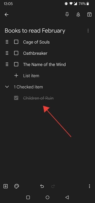 Best Google Keep Tips Mobile Checked Items