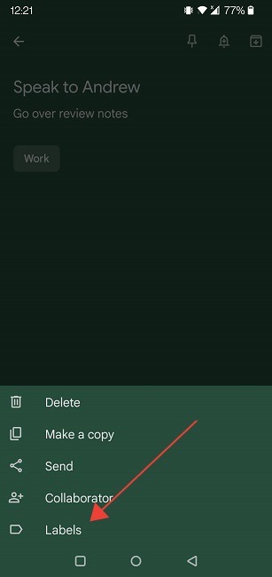 Best Google Keep Tips Mobile Labels