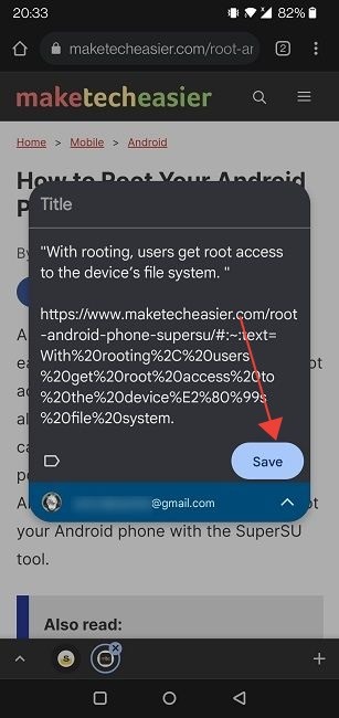 Best Google Keep Tips Mobile Save Note