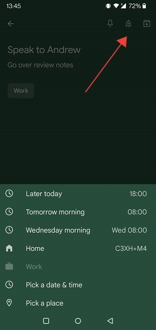 Best Google Keep Tips Mobile Set Reminder