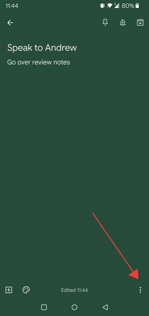 Best Google Keep Tips Mobile Three Dots