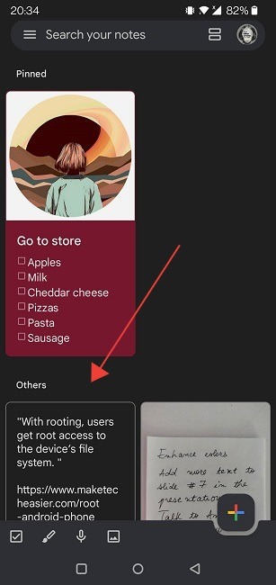 Best Google Keep Tips Mobile View Note App