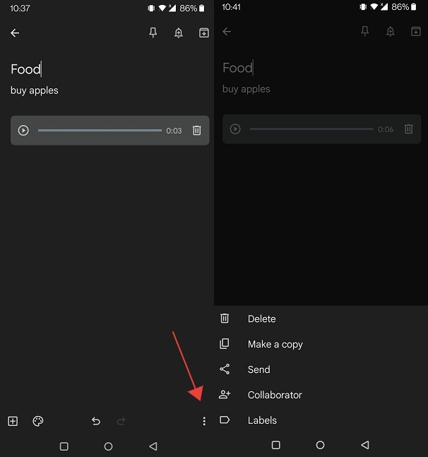 Best Google Keep Tips Share Options