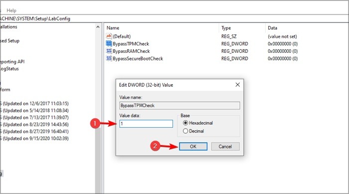 Bypass Dword Value 1