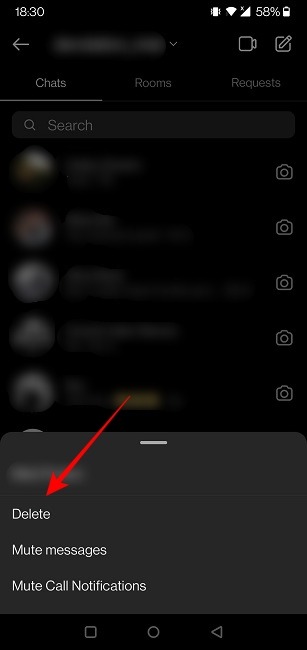 Comments Instagram Mboile Delete Comment