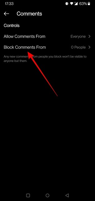 Comments Instagram Mobile Blocked Commenters