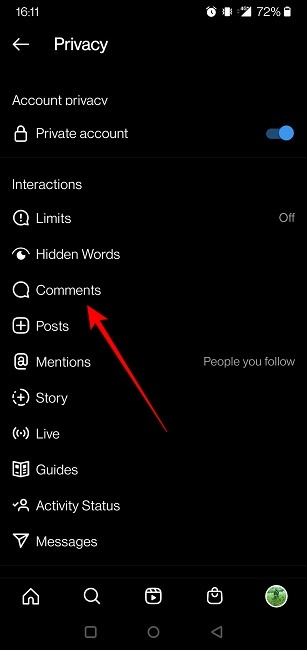 Comments Instagram Mobile Comments