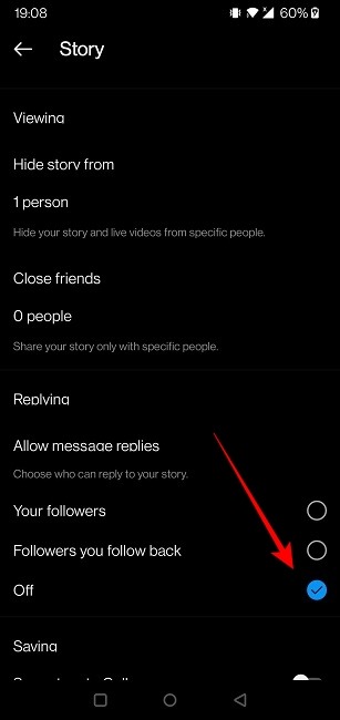 Comments Instagram Mobile Disable Story Comments