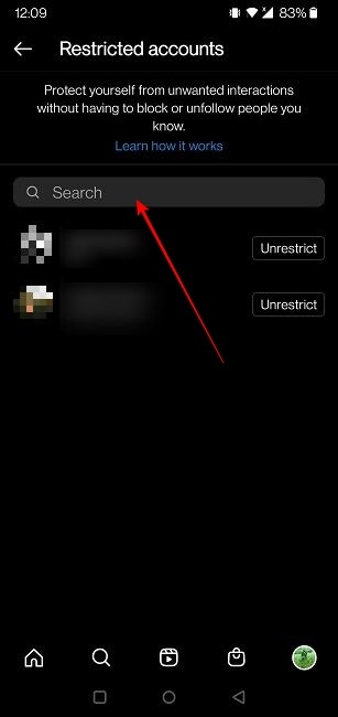 Comments Instagram Mobile Search Contacts