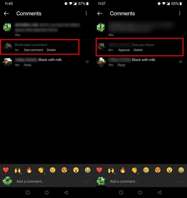 Comments Instagram See Approve Comment