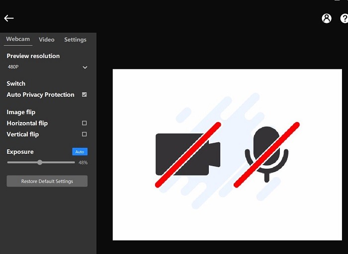 Emeet C970 Webcam Review Privacy Off