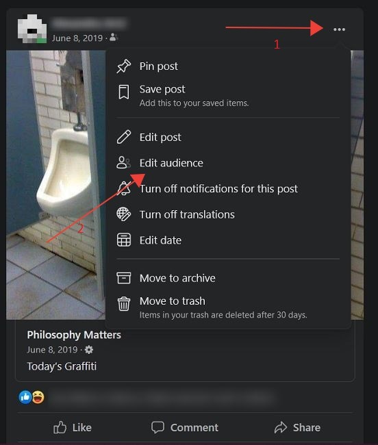 Facebook Restricted List Desktop Edit Audience