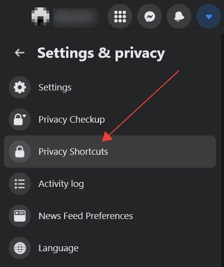 Facebook Restricted List Desktop Privacy Shortcuts