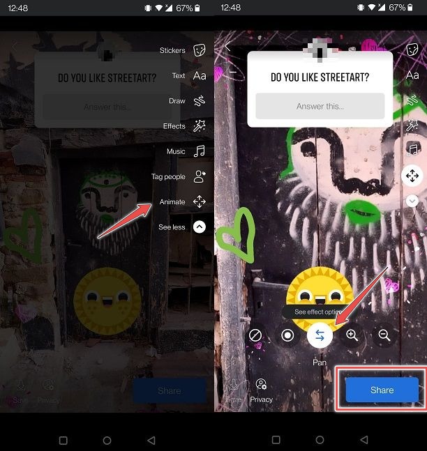 Facebook Stories Add Animations And Share