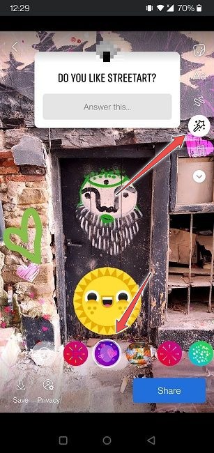 Facebook Stories Add Effect