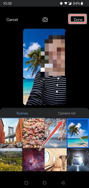Facebook Stories Mobile Green Screen