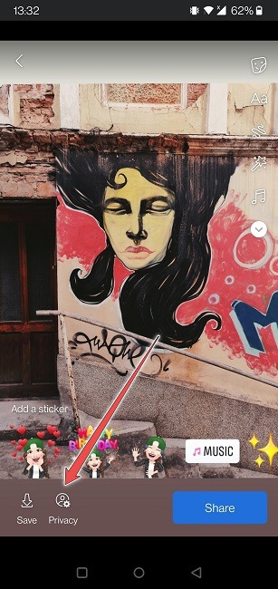 Facebook Stories Mobile Privacy