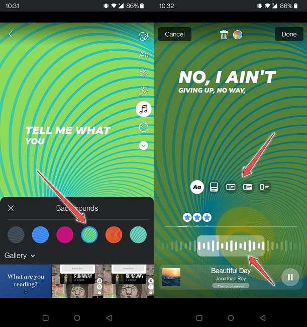 Facebook Stories Mobile Simple Music Story