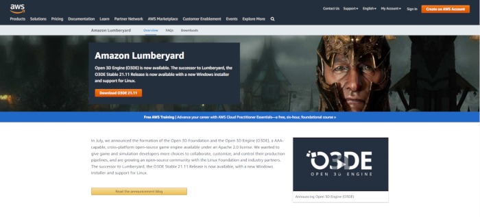 Game Development Amazon Lumberyard
