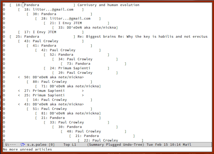 Gnus Reader 01 Newsgroup List