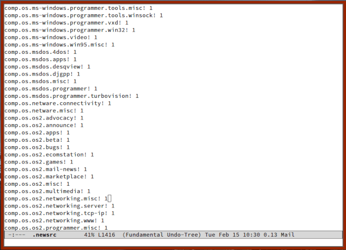 Gnus Reader 05 Usenet List Groups