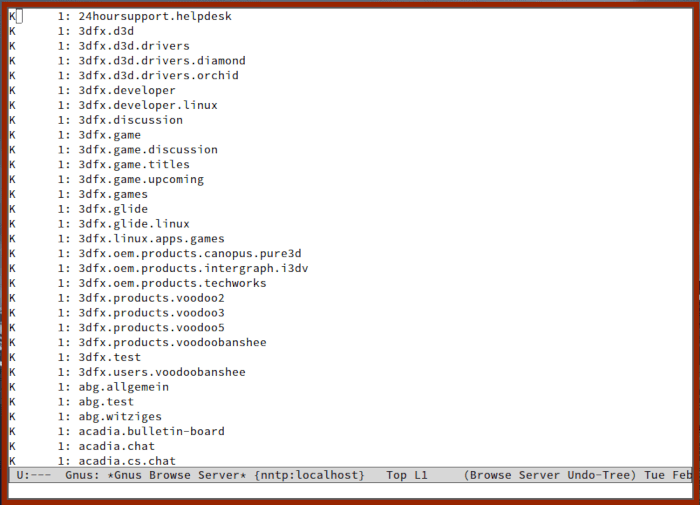 Gnus Reader 08 Usenet Newsgroups